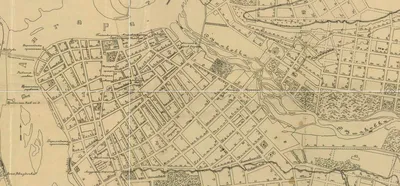 Старый план города Иркутска конца 19 – начала 20 века — Портулан