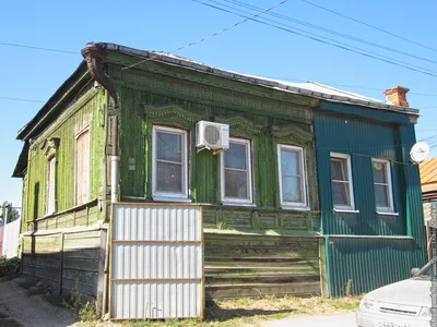 Старые резные дома в Саратове