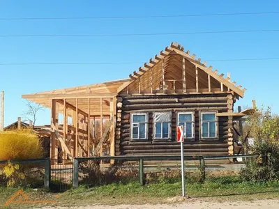 Реконструкция старого деревянного дома (58 фото)