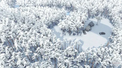 Winter in the Taiga для Spin Tires