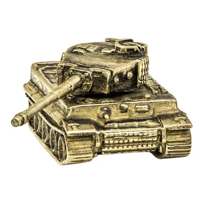 модель немецкого танка Тигр из бронзы в масштабе 1:160 купить