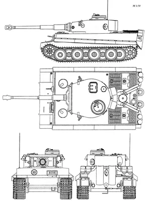 Танк Pz.VI Тигр 1