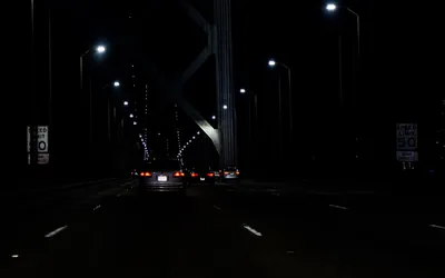 Ночная трасса из машины - 49 фото