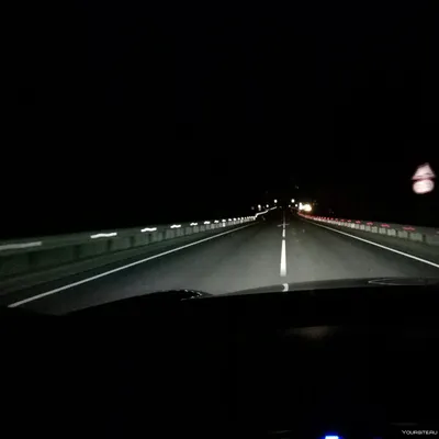 Ночная трасса из машины летом - 38 фото