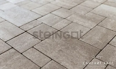 Бетонная тротуарная плитка STEINGOT Бавария Color Mix Травертин купить в  Казани