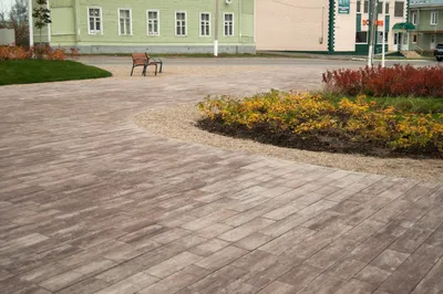 Тротуарная плитка цвета Орех «Стоунвуд» форма «Стоунвуд» 60 мм - Строй-С