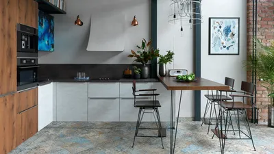 Дизайн угловой кухни в современном стиле: фото в интерьере