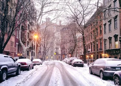 Улицы зимой фото