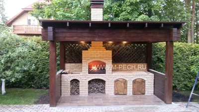 Кладка барбекю из кирпича — цена в Москве и Подмосковье, строительство  кипричного мангала