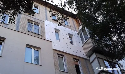 Технология утепления фасадов домов пенопластом