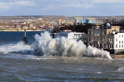 Шторм на Черном море — Фото, видео