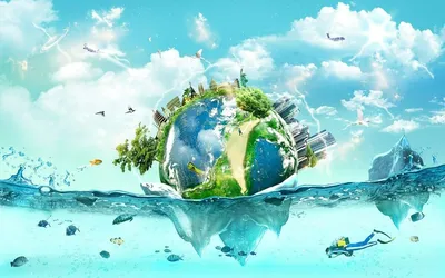 Рисунок Экология земли в наших руках - «ЭКОЛОГИЯ и МЫ» №133910