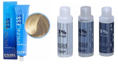 Краска-уход для волос ESTEL светло-русый, коричнево-фиолетовый - РусЭкспресс