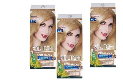 Краска для волос Элитан Интенсив 9.35 Ванильный светло-светло русый -  купить в Баку. Цена, обзор, отзывы, продажа