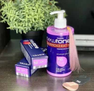 Тонирующая маска для волос Estel Professional Newtone Thermokeratin Haute  Couture № 9/65 | Магазин \"Цікавий\"