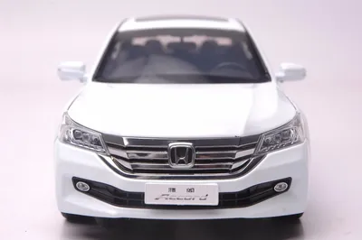 1:18 литая модель для Honda Accord 9 2014 Белый седан, игрушечный  автомобиль из сплава, миниатюрный коллекционный подарок MK9 9-го поколения  - купить по выгодной цене | AliExpress
