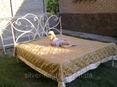 Художественная ковка. Кованая двухспальная кровать, цена 9980 грн — Prom.ua  (ID#1464109958)