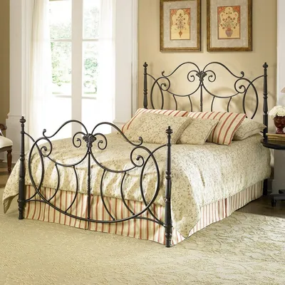 Кровати с ковкой - стильный интерьер с историческим оттенком