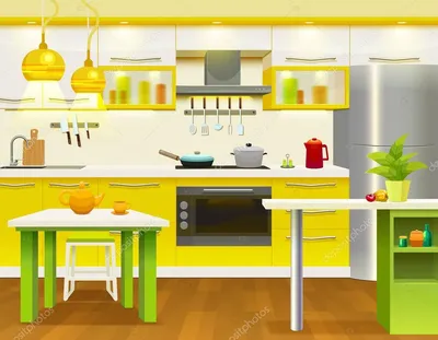 Как оформить цветную кухню: 9 примеров | AD Magazine