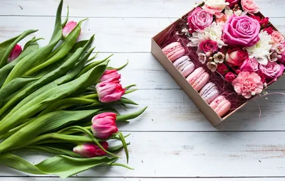 Букеты в коробках 🎕 купить цветы в коробках с доставкой по Москве
