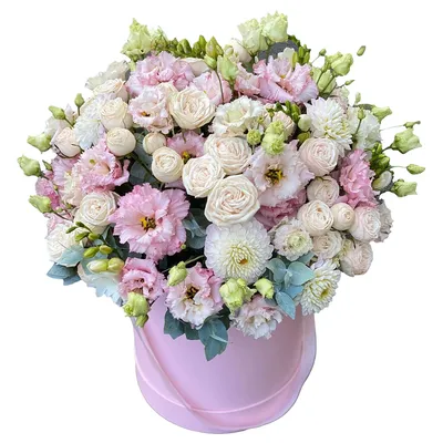 Цветы в коробке \"Очаровательный\" с доставкой по Пензе от 3190 руб.