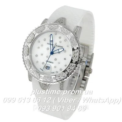 Механические женские часы Ulysse Nardin Lady Diver Silver ААА класс, цена  6640 грн — Prom.ua (ID#114363346)