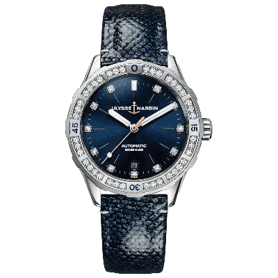 Часы Ulysse Nardin Diver Lady 39 mm 8163-182B.2/13 (арт. 8163182b213)  купить в Минске