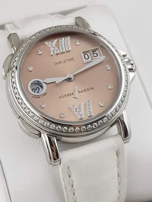 Часы Ulysse Nardin Dual Time Ladies 223-22 (480) - купить в Москве с  выгодой, наличие и актуальная стоимость