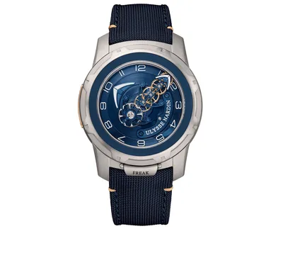 Часы Freak Out Ulysse Nardin Freak 2053-132/03, 45 мм, титан, турбийон |  Mercury