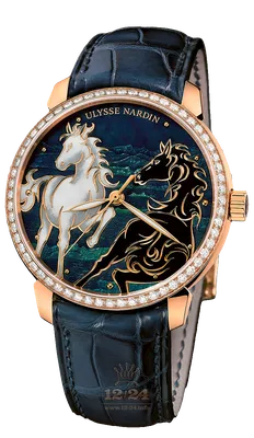 Часы Ulysse Nardin Classic Classico Enamel 8156-111B-2/CHEVAL купить в  Москве, цены в интернет-магазине часов и аксессуаров