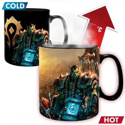 Чашка хамелеон Blizzard World Of Warcraft Azeroth Mug Варкрафт кружка 460  мл (меняет цвет) купить в Blizzard Shop в Украине Одесса Киев Харьков Львов  Днепр тематика World of Warcraft 689 грн.