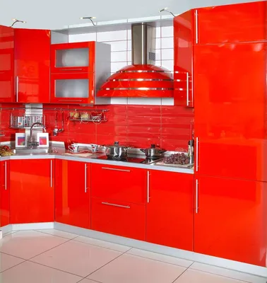 Красная кухня: 150 фото идей сочетание красного цвета в дизайне интерьера кухни