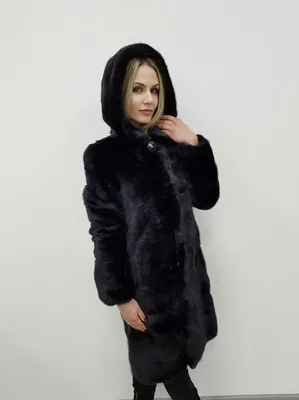 Метровая черная норковая шуба, рукав - трансформер арт. 2501, цена 19 500  грн - FURHOUSE
