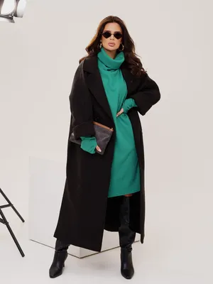 Черное кашемировое пальто с разрезами 86316 за 1 328 грн: купить из  коллекции Opulent - issaplus.com