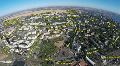 Карта Черноморска / Ильичевска 2023: разные варианты, с номерами домов