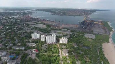 г.Черноморск Одесской области побережье с высоты птичьего полета 22 мая  2016 года - YouTube