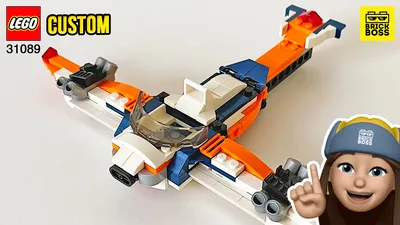 🔥Как сделать Самолет из Лего // Инструкция по сборке // Идеи самоделки из  Lego Creator 31089 смотреть онлайн видео от BRICK BOSS в хорошем качестве.