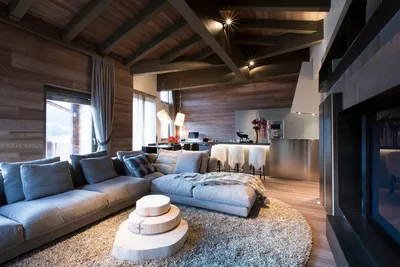 Роскошное шале в Швейцарии | Contemporary apartment, Living design, Modern  interior design