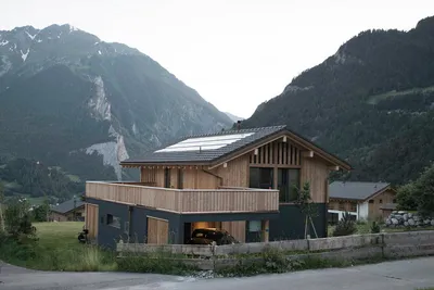 Современное шале в Швейцарии | Частная Архитектура | Дзен