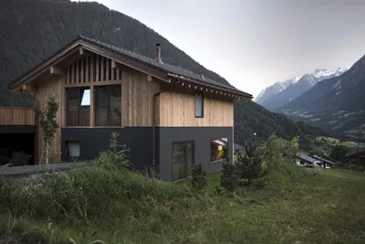 Дом в горах швейцарии - 63 фото