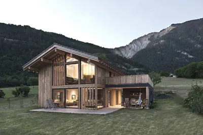 Современное шале в Швейцарии 7 - Блог \"Частная архитектура\"
