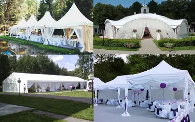 Оформление свадебного шатра: нюансы и декор | ГдеРадость