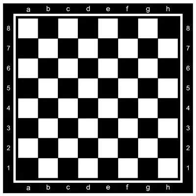 Раскраска шахматная доска - 71 фото