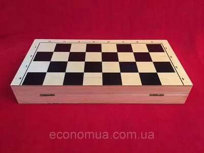 Шахматная доска / шашек деревянная • Sportek.UA