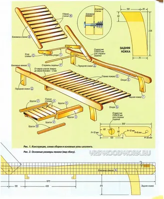 Шезлонг своими руками
