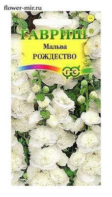 Мальва (Шток-роза) Рождество 0,1 гр купить оптом в Томске по цене 18,11 руб.