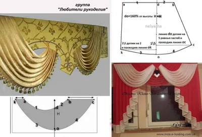 Одноклассники | Шторы, Выкройки, Ламбрекен