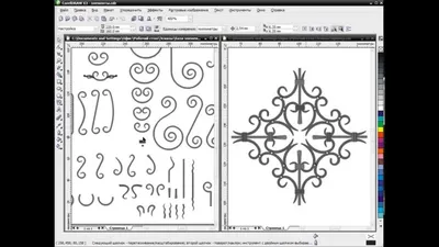 Графический конструктор для ковки на базе Corel Draw. Часть 4. - YouTube