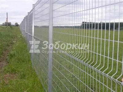 Забор Гиттер из 3D сетки - цены с установкой в Москве - Заборкин
