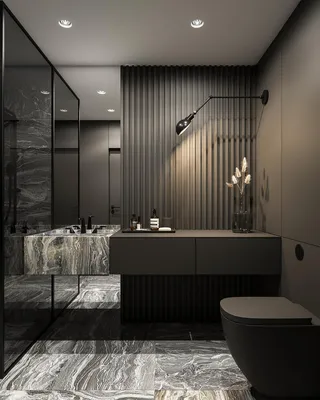 3д панели для стен в интерьере — 60 фото и идеи применения в разных  комнатах, ТрендоДом | Bathroom interior design, Modern baths, Bathroom  design